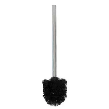 New Accessories Toilet Brush Scrubbers Head & Handle Stainless Steel Bathroom чёрный