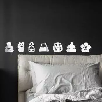 New acrylic three-dimensional mirror wall stickers for children s rooms and bedrooms wall decoration to hide ugly self-adhesive