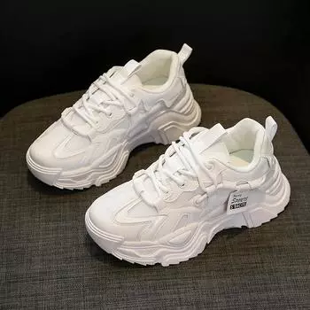 New Arrivals Scarpe Donna Da Ginnastica Zapatillas De Mujer Chunky Sneakers Flat Running Girl Walking Shoes for Women 38