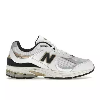 New Balance 2002R белые черные золотые металлические унисекс кроссовки M2002RPN 38