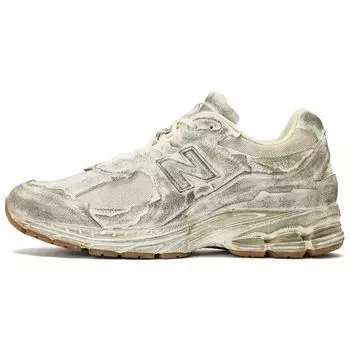 New Balance 2002R Protection Pack — потертые кроссовки унисекс White Sea-Salt Vintage-Orange M2002RDG 37