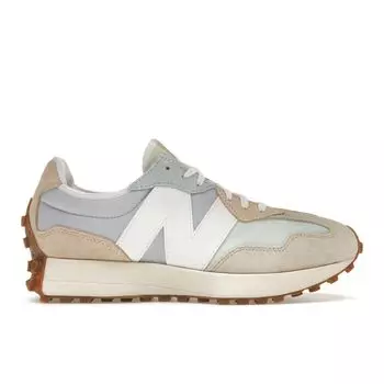 New Balance 327 White Morning Fog Gum Женские кроссовки Tan WS327PAB 36