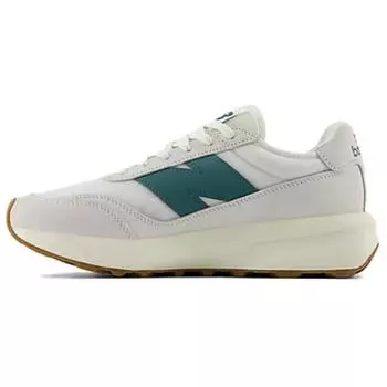 New Balance 370 Морская соль Новая ель Унисекс Кроссовки Белые U370CC 38