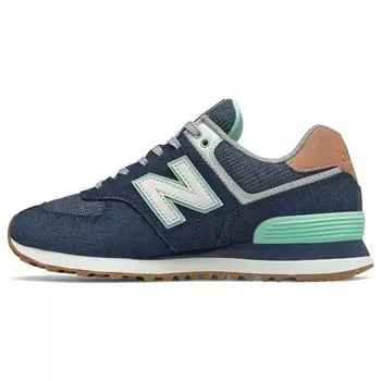 New Balance 574 Beach Cruiser - Женские кроссовки Natural Indigo Blue Faded-Mahogany WL574BCM