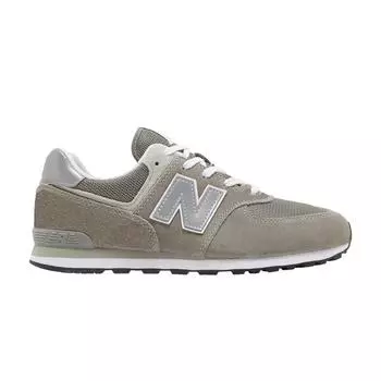 New Balance 574 Big Kid Core Pack — серо-белые женские кроссовки GC574EVG