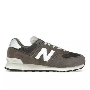 New Balance 574 Dark Mushroom унисекс кроссовки коричневые ангора черные U574RBI 41.5