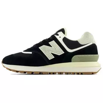 New Balance 574 Legacy черные зеленые кроссовки унисекс U574LGBG 37