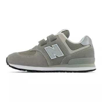 New Balance 574 на липучке Little Kid Core Pack — серо-белые детские кроссовки PV574EVG 28.5