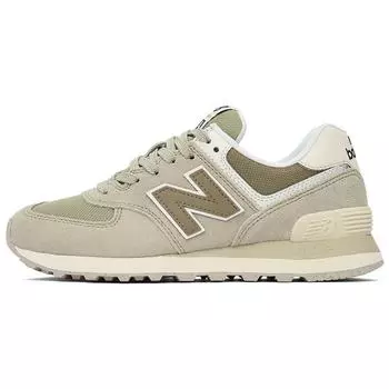 New Balance 574 Оливковый темный керамический женский кроссовки Зеленый Turtledove WL574DP2 36