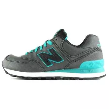 New Balance 574 Precious Metals - Темно-бирюзовые женские кроссовки черные WL574MBK 36