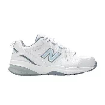 New Balance 608v5 Белые Голубые женские кроссовки WX608WB5