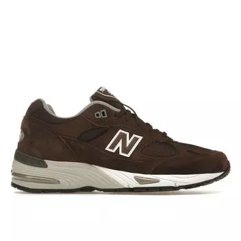 New Balance 991 Made in England Carafe Мужские кроссовки Коричневые антикварно-белые белые M991BGW 42