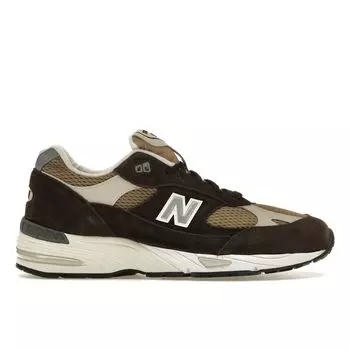 New Balance 991 Made in England Finale Pack - Мужские кроссовки Delicioso Коричневый, серебристо-норковый, устрично-серый M991BGC 40.5