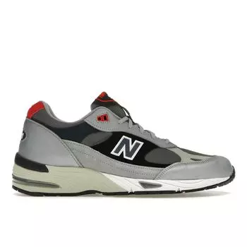 New Balance 991 Made in England Серебристые мужские кроссовки разноцветные M991SKR 40