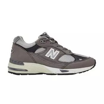 New Balance 991 Сделано в Англии Castlerock Темно-синие женские кроссовки Серо-белые W991GNS 37.5