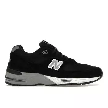 New Balance 991 Сделано в Англии Черные Серебристые Мужские Кроссовки M991EKS 44