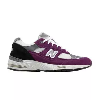 New Balance 991 Сделано в Англии Grape Juice Мужские кроссовки Фиолетовый сплав M991PUK 41.5