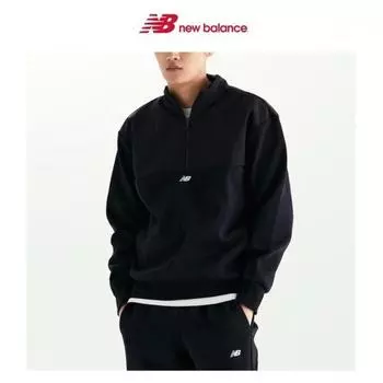 New Balance Флисовая кофта Half Club Tech на молнии B1 Nbncd4s051 19 (19)Black/100(L)