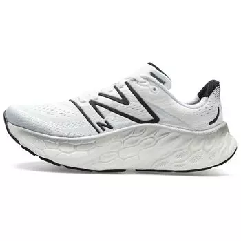 New Balance Fresh Foam X More v4 Бело-черные кроссовки унисекс Черно-металлик MMORCW4 41.5