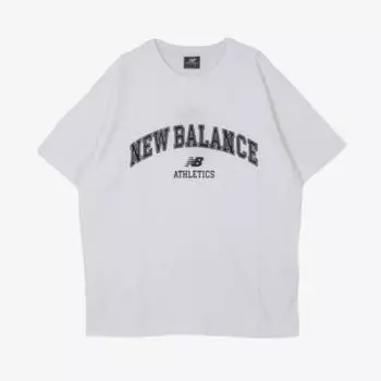 New Balance Футболка Eqs Nbnefco213 10 Uni Essential Arch Logo Футболка с коротким рукавом Sem 100