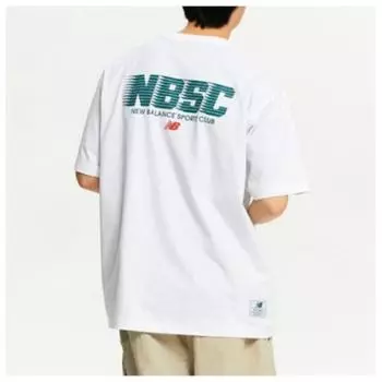 New Balance Футболка Kqj Nbnee22553 10 Common Nbsc Cool Футболка с коротким рукавом Semi White series/100
