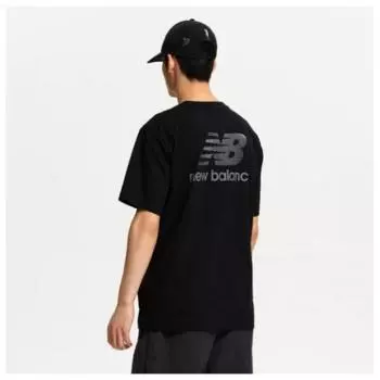 New Balance Футболка Lqj Nbnee22623 19 Uni Frozen Cool Big Logo Футболка с коротким рукавом Black series/95