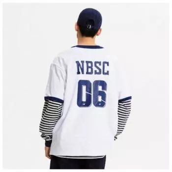 New Balance Футболка Nqj Nbnee22563 10 Uni Nbsc Графическая нумерация Футболка с коротким рукавом White series/105