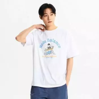 New Balance Футболка Rqk Nbnee21643 10 Uni Nb Boy Surfing с коротким рукавом Tee Se 100