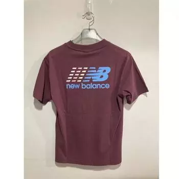 New Balance Футболка с коротким рукавом Gradation Graphic Nbnef22471 темно-фиолетового цвета (CF)DARK PURPLE/90(S)