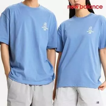 New Balance Футболка с коротким рукавом Half Club D24 Nbnee21523 50 Uni Nb Bo S