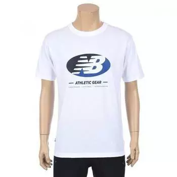 New Balance Футболка с коротким рукавом Half Club Graphic Nbnedbs111 10 90(S)