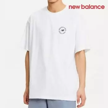 New Balance Футболка с коротким рукавом Half Club D24 Nbnee22443 10 Uni Froze XL