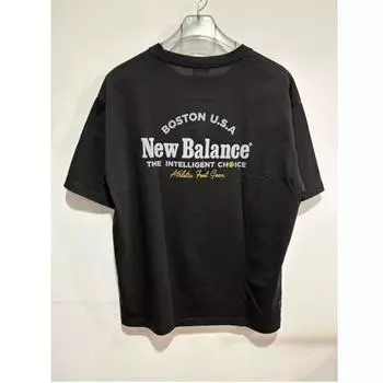 New Balance Футболка с коротким рукавом Uni Flying Boston Nbnef21313 черная (19)BLACK/90(S)