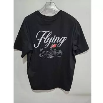 New Balance Футболка Uni Frozen Flying с коротким рукавом Nbnef21513 черная (19)BLACK/90(S)