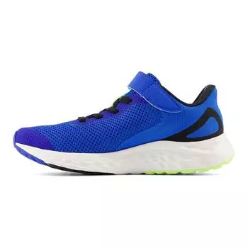New Balance Кроссовки Fresh Foam Arishi v4 Bungee Lace Top Strap Little Kid Blue Oasis Kids, черные, отбеленные, лаймовые, сияющие PAARIPB4 30