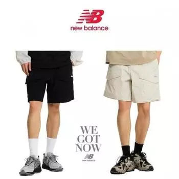New Balance Легкие эластичные шорты Uni Essentials с карманом 4,5 Nbnve21033 black/75 (S)