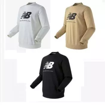 New Balance Толстовка с большим логотипом Ni beige (95)