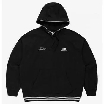 New Balance Толстовка Uni Team Stacked black (90)
