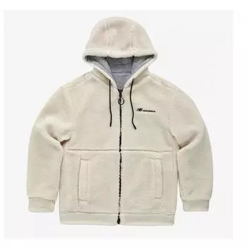 New Balance Uni Ess флисовая кофта с капюшоном и застежкой-молнией Ivory (85)