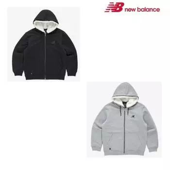 New Balance Униформа Меховая толстовка с капюшоном Nbnqc42853 (15)Gray/90(S