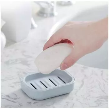 New Bathroom Dish Plate Case Home Shower Travel Hiking Holder Container Soap Box Plastic Soap Box Dispenser Soap Rack светло-зеленый
