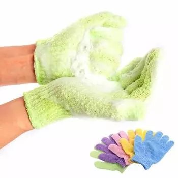 New best quality Bath For Peeling Exfoliating Mitt Glove Scrub Gloves Resistance Body Massage Sponge Wash Skin Moisturizing SPA
