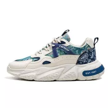 New Breathable Men s Thick Soled Fashionable Outdoor Sports and Leisure Running Shoes Wholesale From Chinese Factory 42 синий