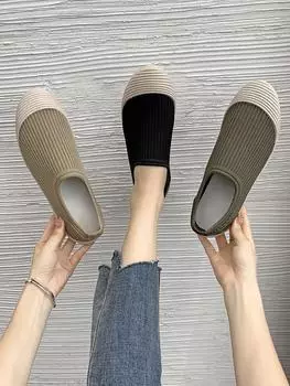 New Breathable Shoes Comfortable Flat Casual Shoes Mesh Casual Vulcanized Shoes Women s Shoes Daily All-match Women s Shoes 36 зелёный