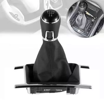 New Car Gear Shift Knob For Volkswagen VW Amarok 2010-2025 Manual 5/6 Speed Lever Stick With Leather Boot Parts Auto Accessories
