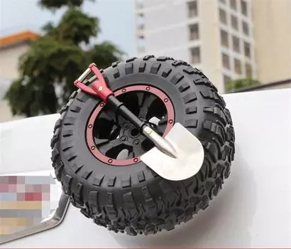 New Car Tail Decoration Sticker Off-Road Trunk Small Spare Tire 3d Stereo Decoration