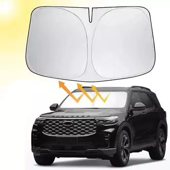 New Car Windshield Sun Shade Durable for Sun Protection,Heat Insulation & UV,Sunshade for Car Windshield,Foldable Sun Shield