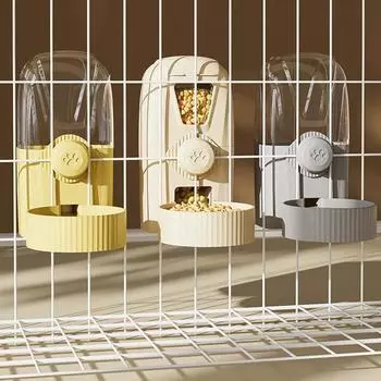 New Cat Hanging Water Dispenser Hanging Automatic Feeder Food Container Dispenser Bowl For Pet Feeding Tool Supplies