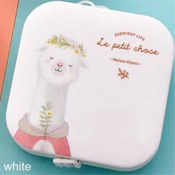New Children Tailor Cloth Making Dieting Cute Roll Tape Measure Ruler Alpaca Sewing белый