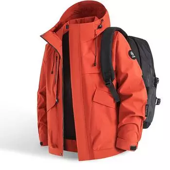 New Couples Jacket Outdoor Single-layer Windbreaker Jacket Men s Thin Windproof Waterproof Jacket Women s Wild S красный